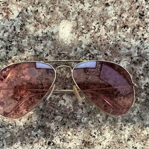 Ray-Ban Pink Aviator Sunglasses
